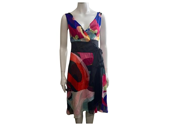 Diane Von Furstenberg DvF vintage silk chiffon wrap dress Multiple colors  ref.515293