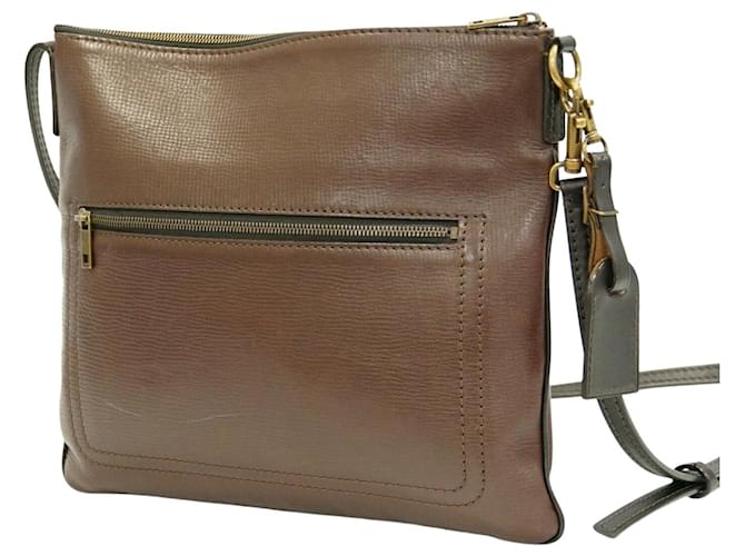 Louis Vuitton Sac plat Brown Leather  ref.515798
