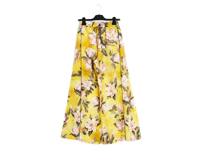 Autre Marque YELLOW TWILL MAGNOLIAS EN38 Silk  ref.515908