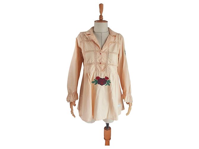 Top de algodão bordado Odd Molly Multicor