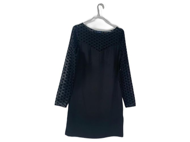 Armani Jeans Kleid aus schwarzer Viskose