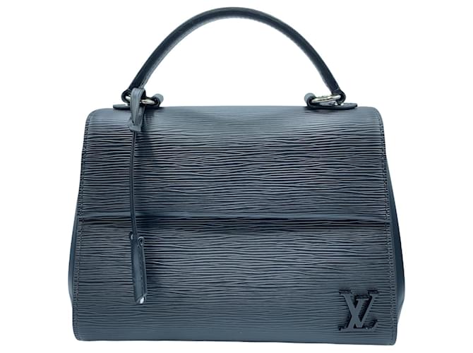 Cluny Louis Vuitton Bolsos de mano Negro Cuero  ref.516655