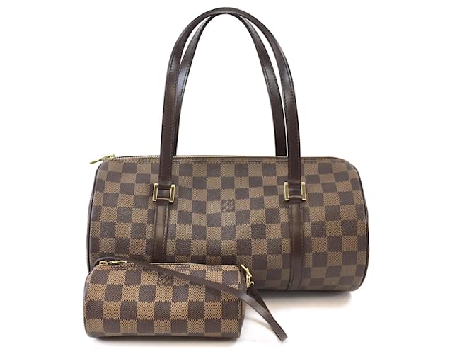 Authentic Louis Vuitton Papillon 30 Handbag in Damier