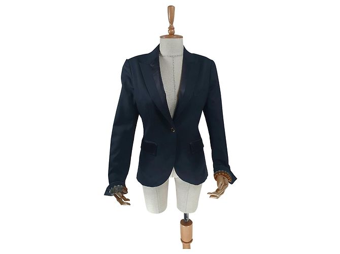 By Malene Birger Black Wool Blazer