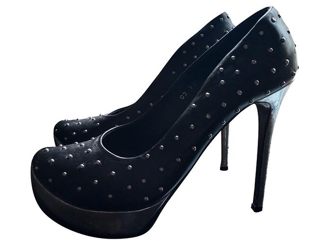 Escarpins Walter Steiger en cuir noir 37