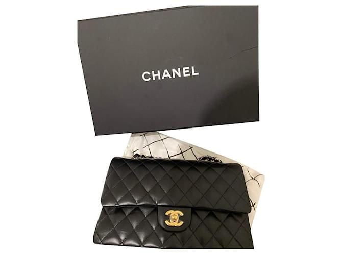 Chanel Classique Cuir Noir  ref.516559