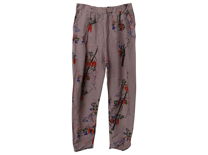 Vivienne Westwood Anglomania New Realm Pantalones en seda rosa  ref.516836