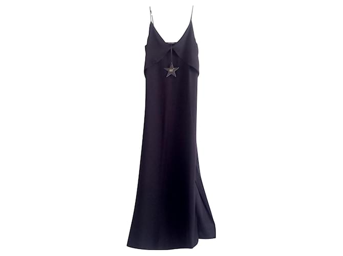 Autre Marque Robe noire raffinée minimaliste. Neuve avec étiquette. Viscose  ref.517003
