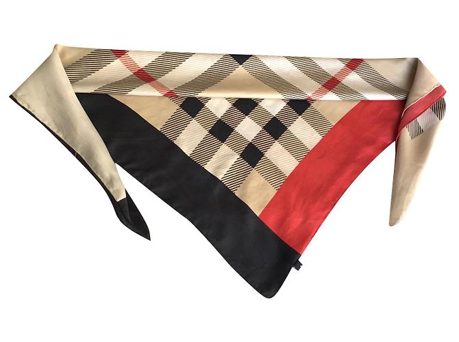 Burberry Sciarpe di seta Multicolore
