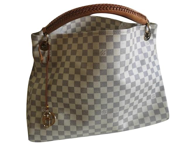 Artsy Louis Vuitton Handbags White Cloth  ref.517200