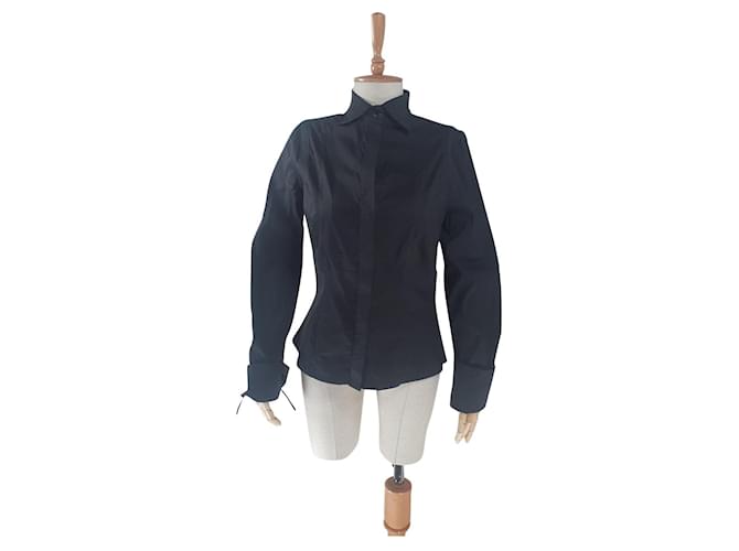 Autre Marque Tops Black Cotton Elastane Nylon  ref.517204