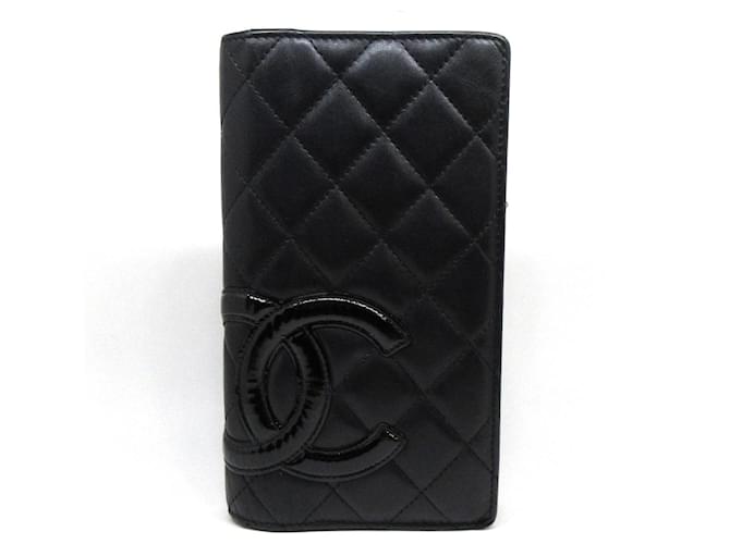 Chanel Cambon Black Leather  ref.517342