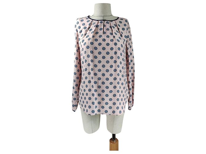 Top Tommy Hilfiger Rosa in Viscosa Multicolore