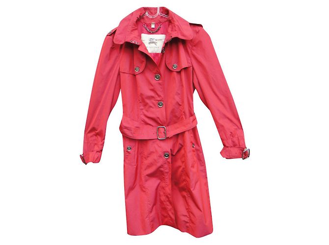 Burberry leichte Trenchcoatgröße 40 Rot