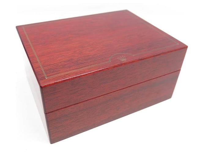 ROLEX WATCH BOX 81.00.09 OYSTER M PERPETUAL DATEJUST WOOD LACQUER WATCH BOX Brown  ref.517710