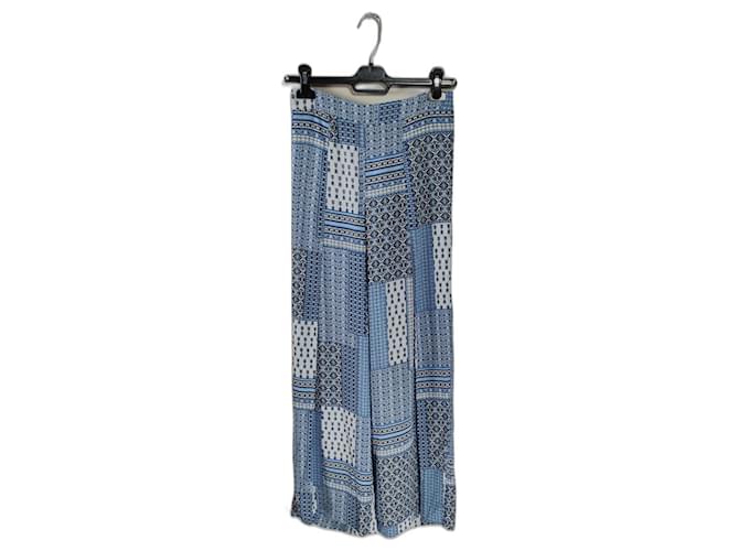 Nanette Lepore Pants, leggings Blue Polyester  ref.518432