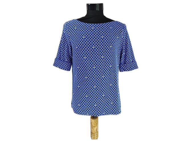 Top de algodón azul Ralph Lauren XXL