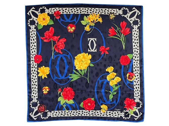 Cartier Sciarpa 90 X 90 cm
