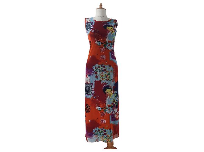 Noa Noa Kleid Mehrfarbig Polyester Größe S Mehrfarben