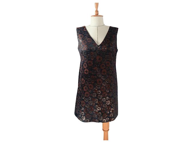 Autre Marque OTTOD'AME Kleid aus Polyester und Viskose Mehrfarben