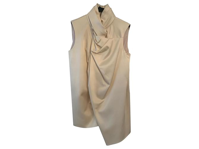 Top Céline j'aime pale new never worn with tag Yellow Silk Viscose  ref.519050