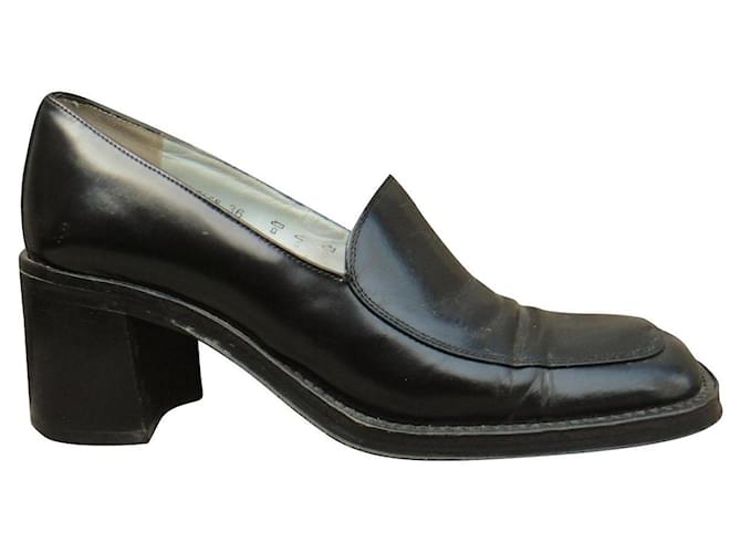 Free Lance p loafers 36 Black Leather  ref.519059