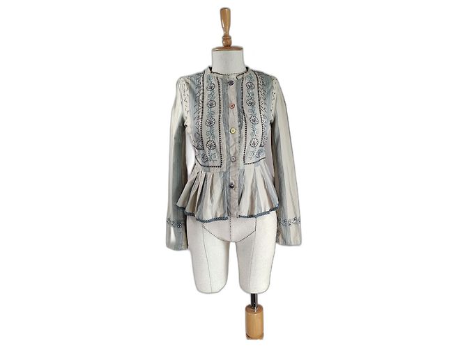 Camicia Noa Noa Ricamato Cotone XS Multicolore