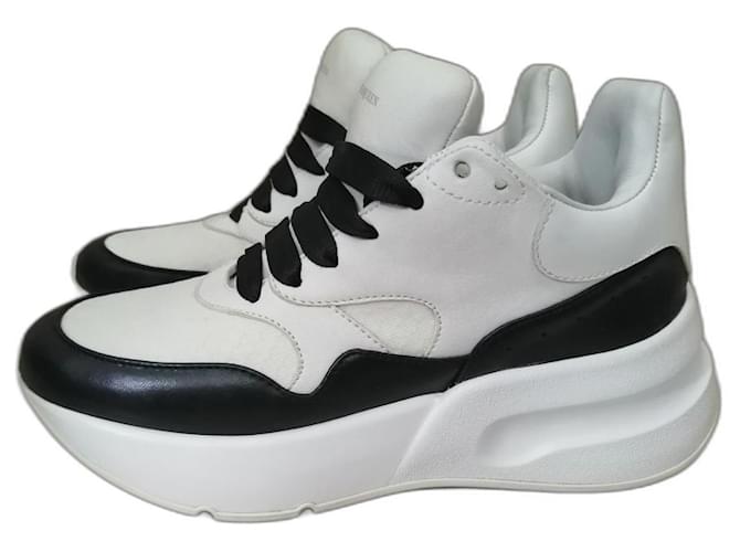 Alexander Mcqueen Sneakers White Leather  ref.519317