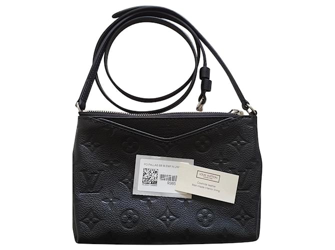 Louis Vuitton Pallas bag Black Leather  ref.519551