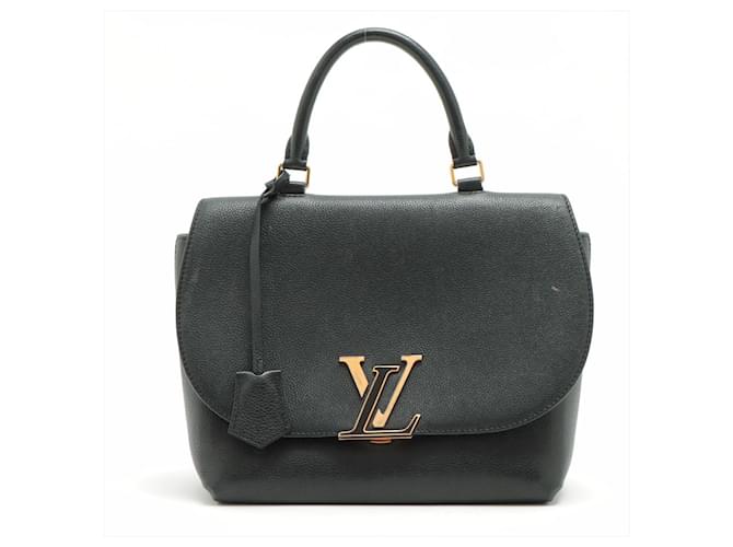 Louis Vuitton Volta Negro Cuero  ref.519987