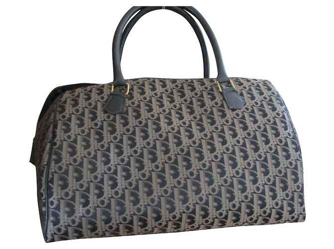 Christian Dior Diorissimo, bolsa de fin de semana. Azul marino