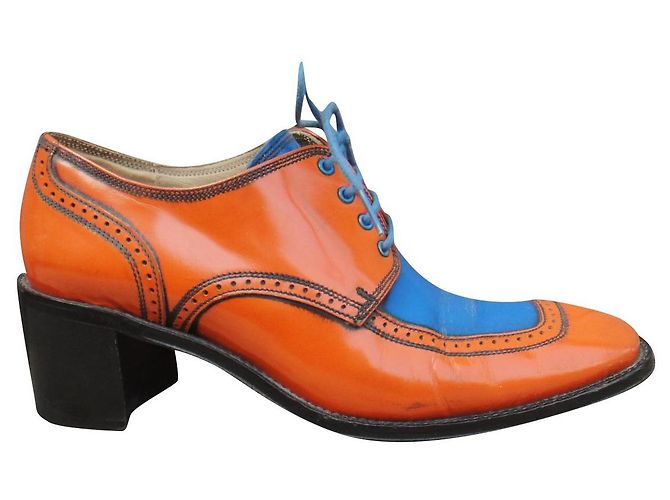 derbies Free Lance p 36 Bleu Orange