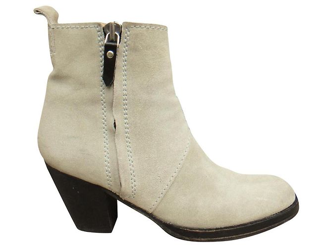 ACNE boots model Pistol size 37 Grey