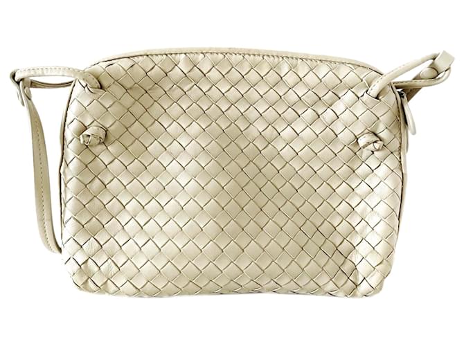 BOTTEGA VENETA Nodini Intrecciato Leather Crossbody Bag