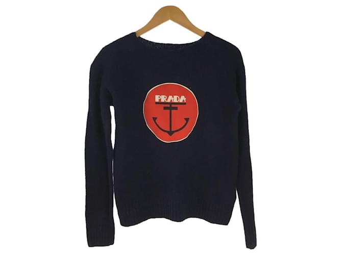 Prada sweater (thick) / 48 / Wool / NVY Navy blue  - Joli Closet