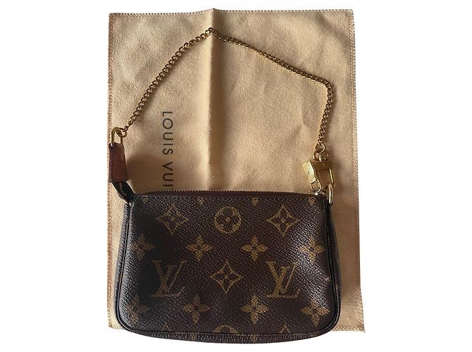Louis Vuitton Mini accessory pouch Chocolate