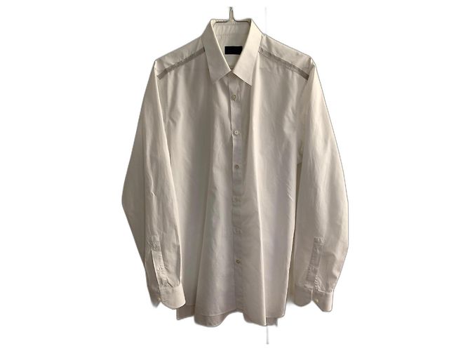Lanvin Vintage Hemd aus weißer Baumwolle