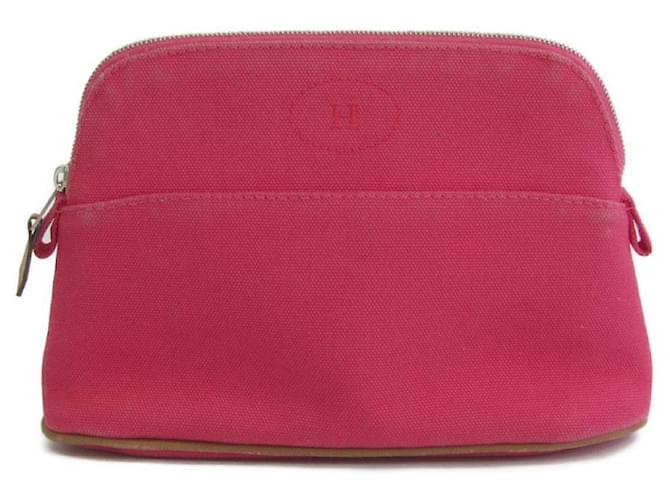 Hermès Pochette Bolide Pink Cloth  ref.521071