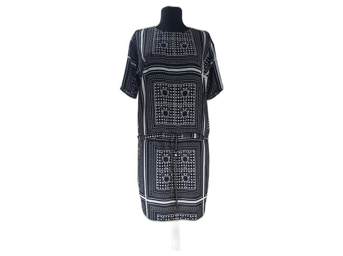 Samsoe & Samsoe Kleid in Schwarz Viscose 