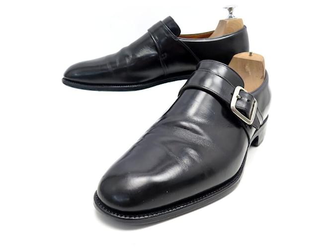 MOCASINES CHURCH'S ZAPATOS HEBILLA WESTBURY 8.5F 42.5 Zapatos de cuero negro  ref.521278
