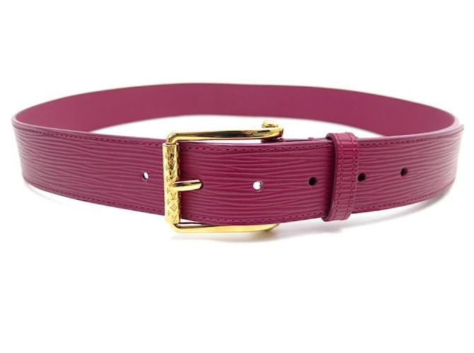 red and pink louis vuittons belt