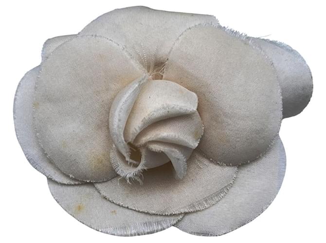 Chanel Camellia Flower Brooch  Silver Camellia Flower Brooch