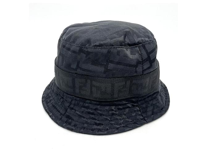Fendi Hats Beanies Black Nylon  ref.521448