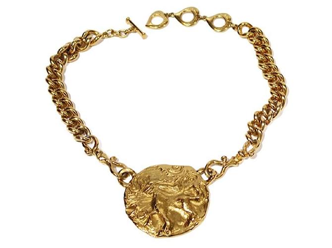 Yves Saint Laurent Necklaces Gold hardware Metal  ref.521946