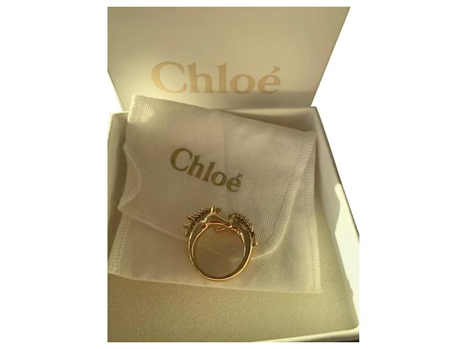 Chloé golden horse ring Gold-plated  ref.522051