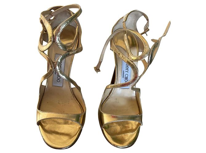 Escarpins Jimmy Choo doré