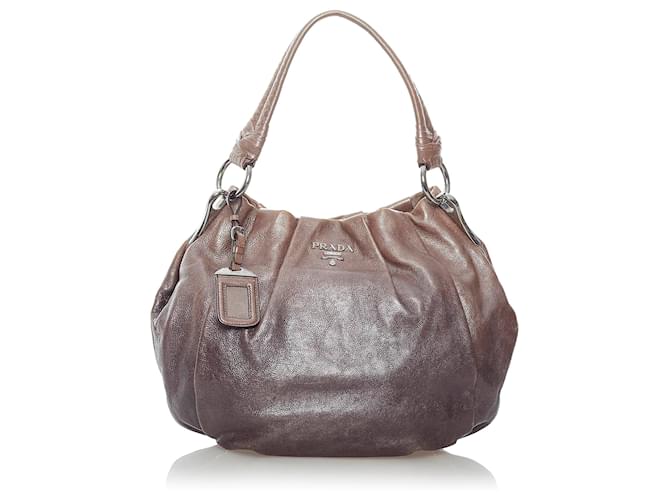 prada calfskin hobo bag