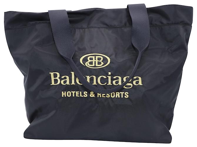 Balenciaga Large Tote Bag in Black Nylon  ref.522316
