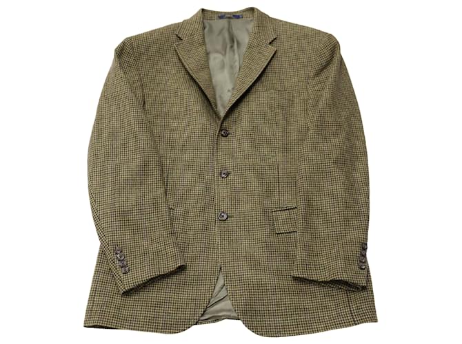 Polo Ralph Lauren Single-Breasted Sport Jacket Blazer in Brown Wool  ref.522325