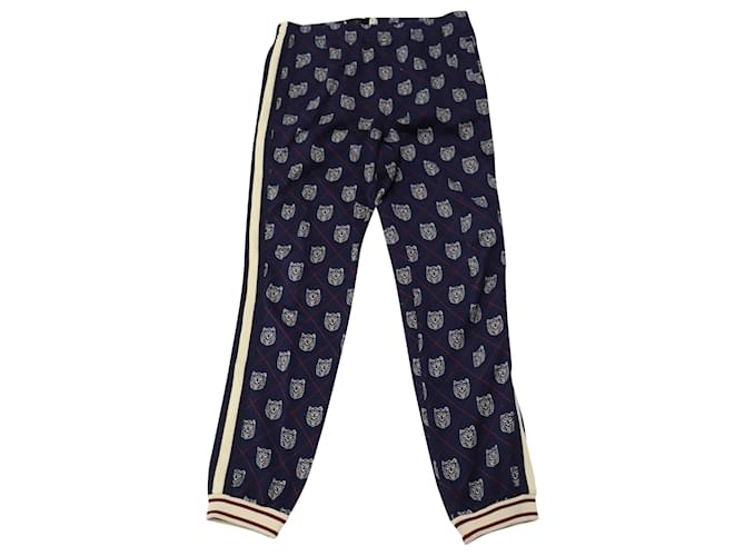 Pantaloni da jogging Gucci upperr jacquard in cotone multicolor ref.522357  - Joli Closet